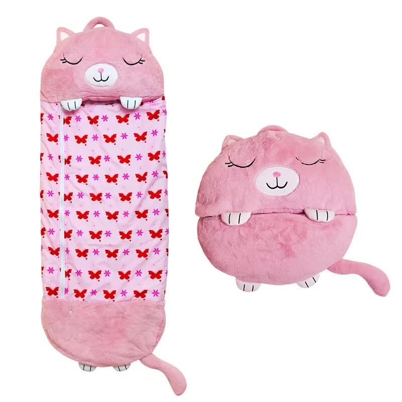 2 in 1 Plush Cuddle Toy and Kids Sleeping Bag