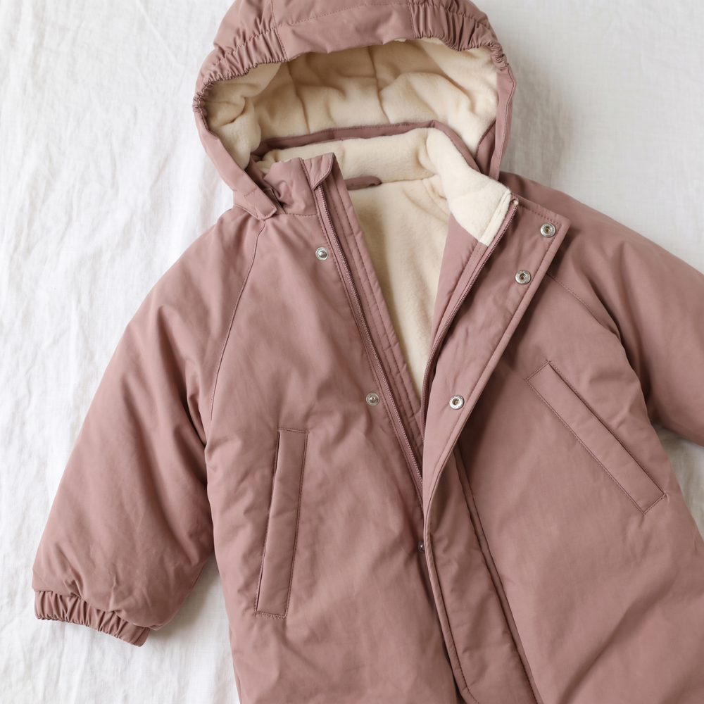 Little Manta Hooded Baby Snowsuit
