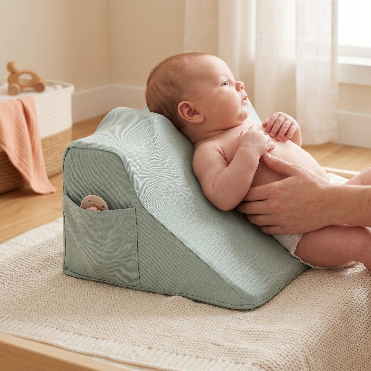 Little Manta Baby Wedge Cushion