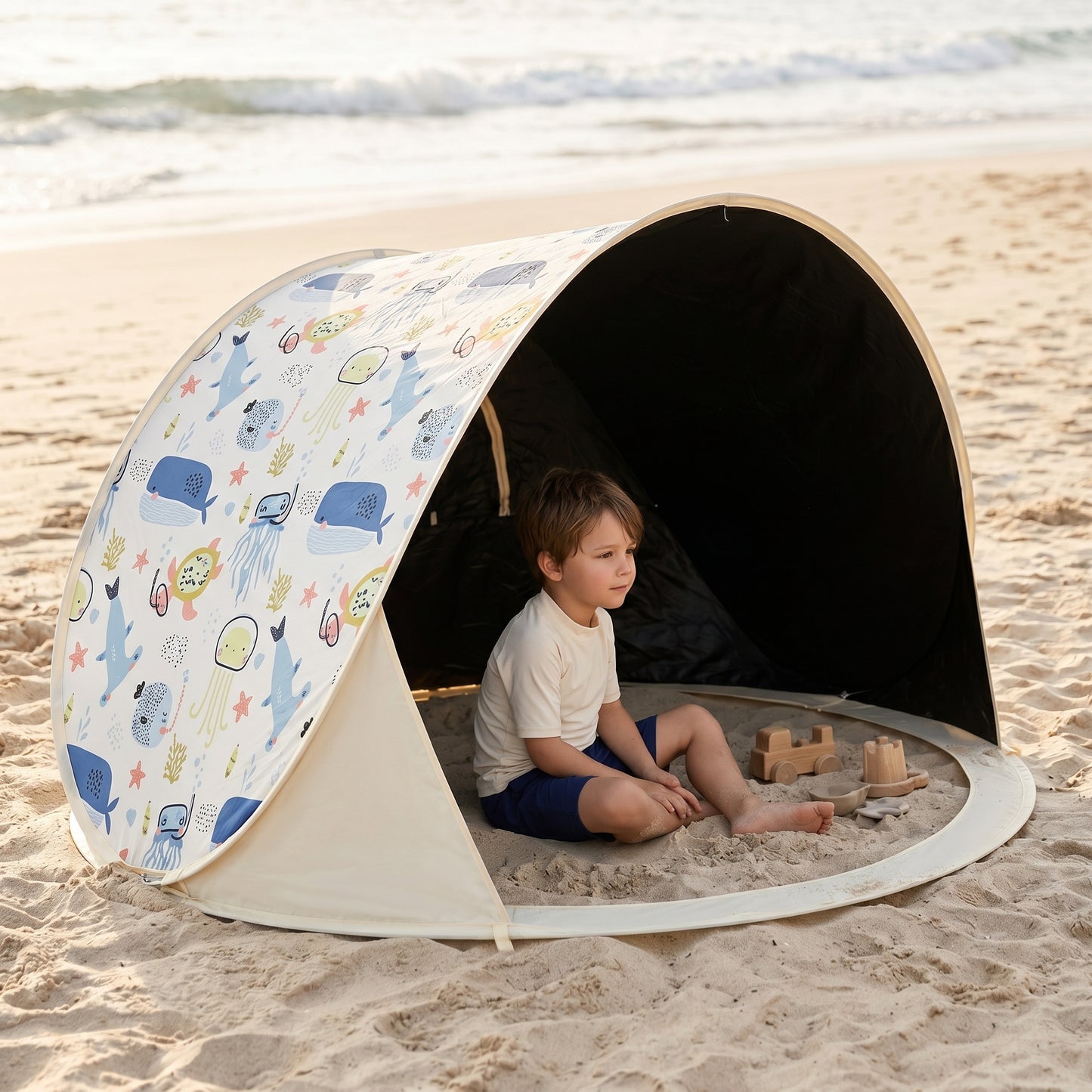 Little Manta Sunny Kids Beach Tent