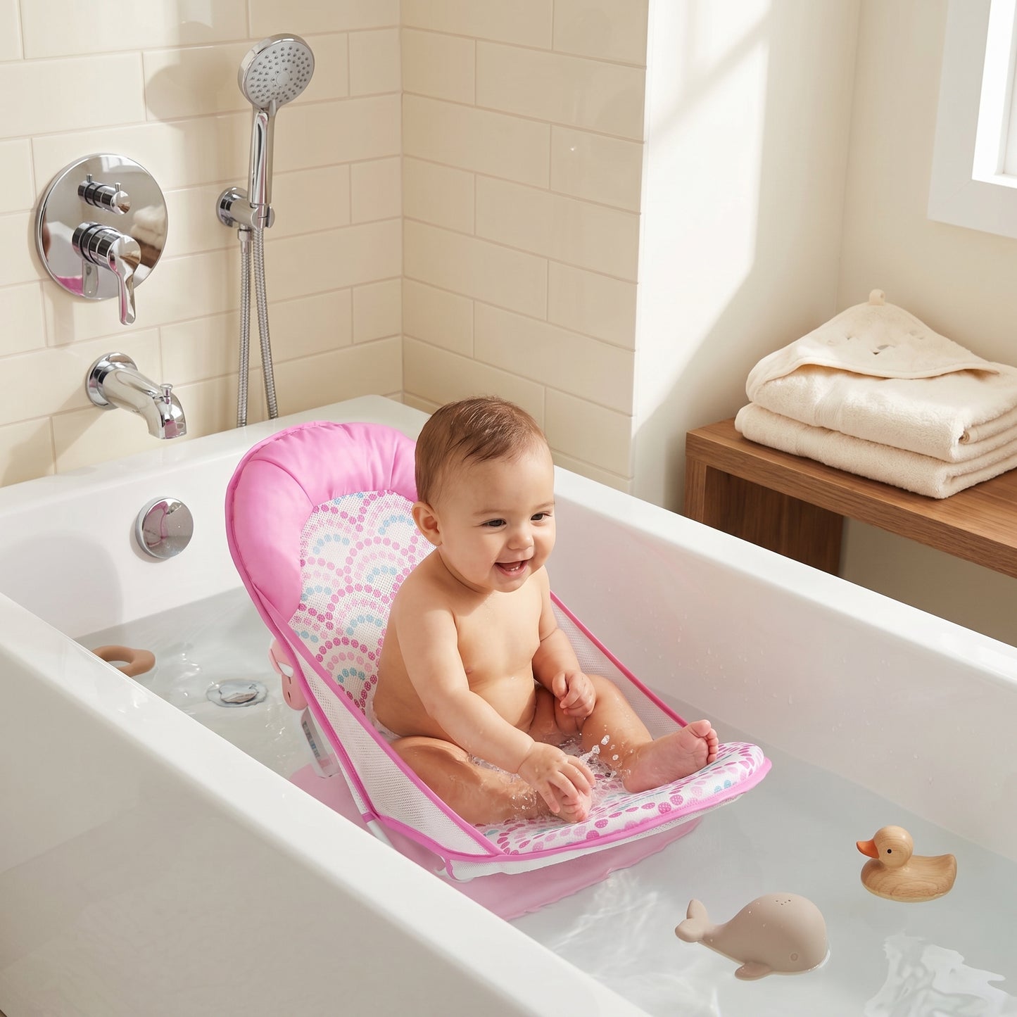 Little Manta Pebble Baby Bath Seat