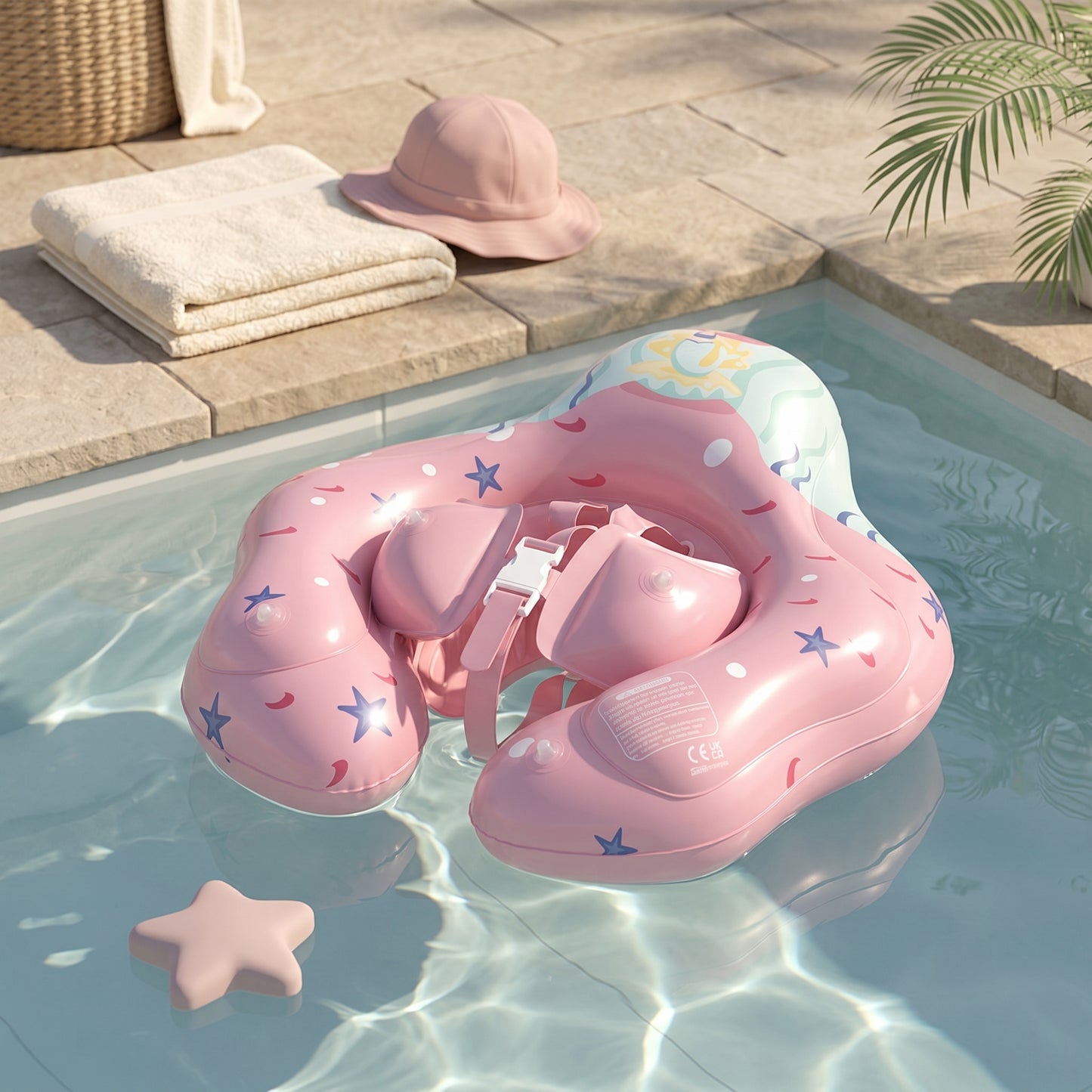 Little Manta Ripple Baby Pool Float