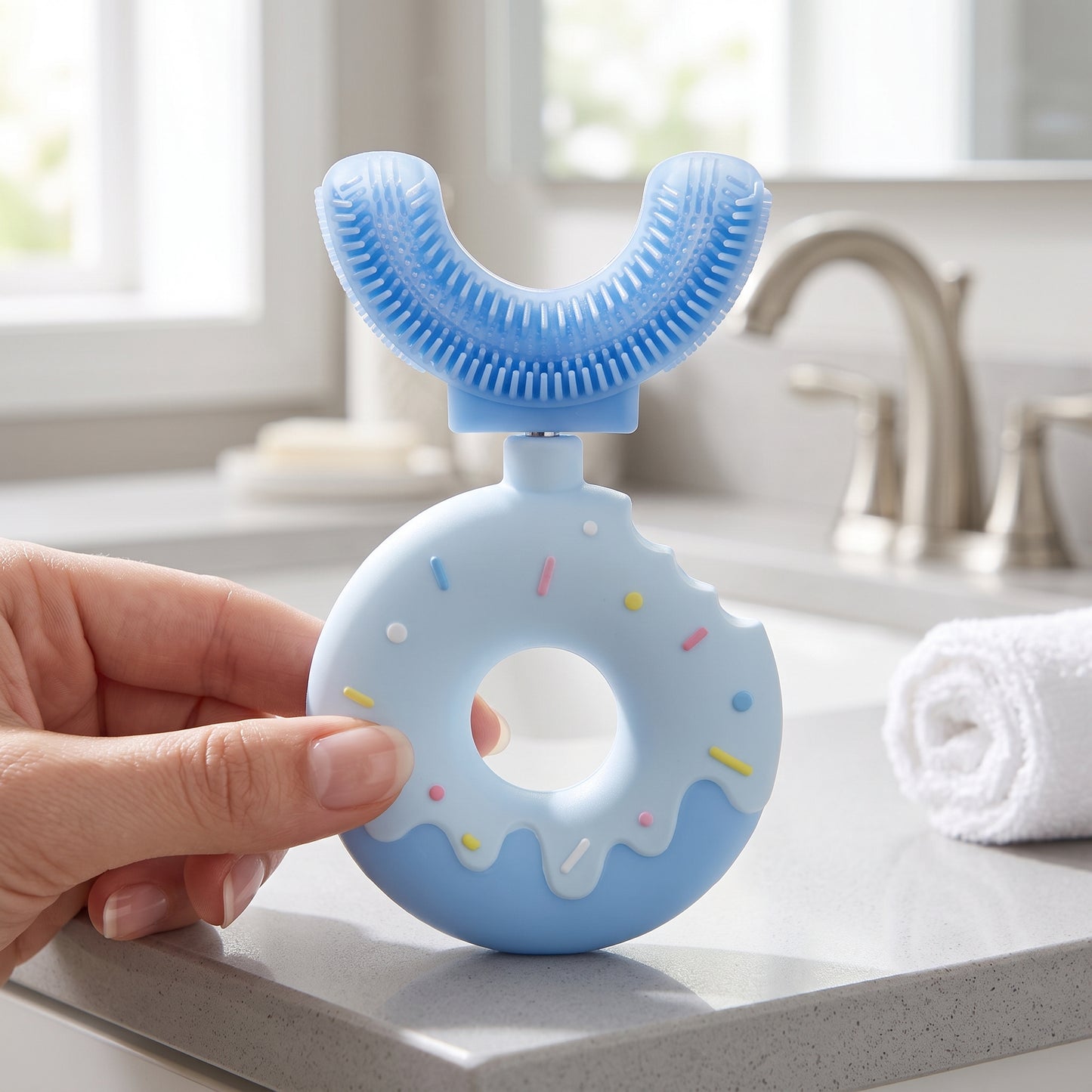 Little Manta Silicone U Toothbrush