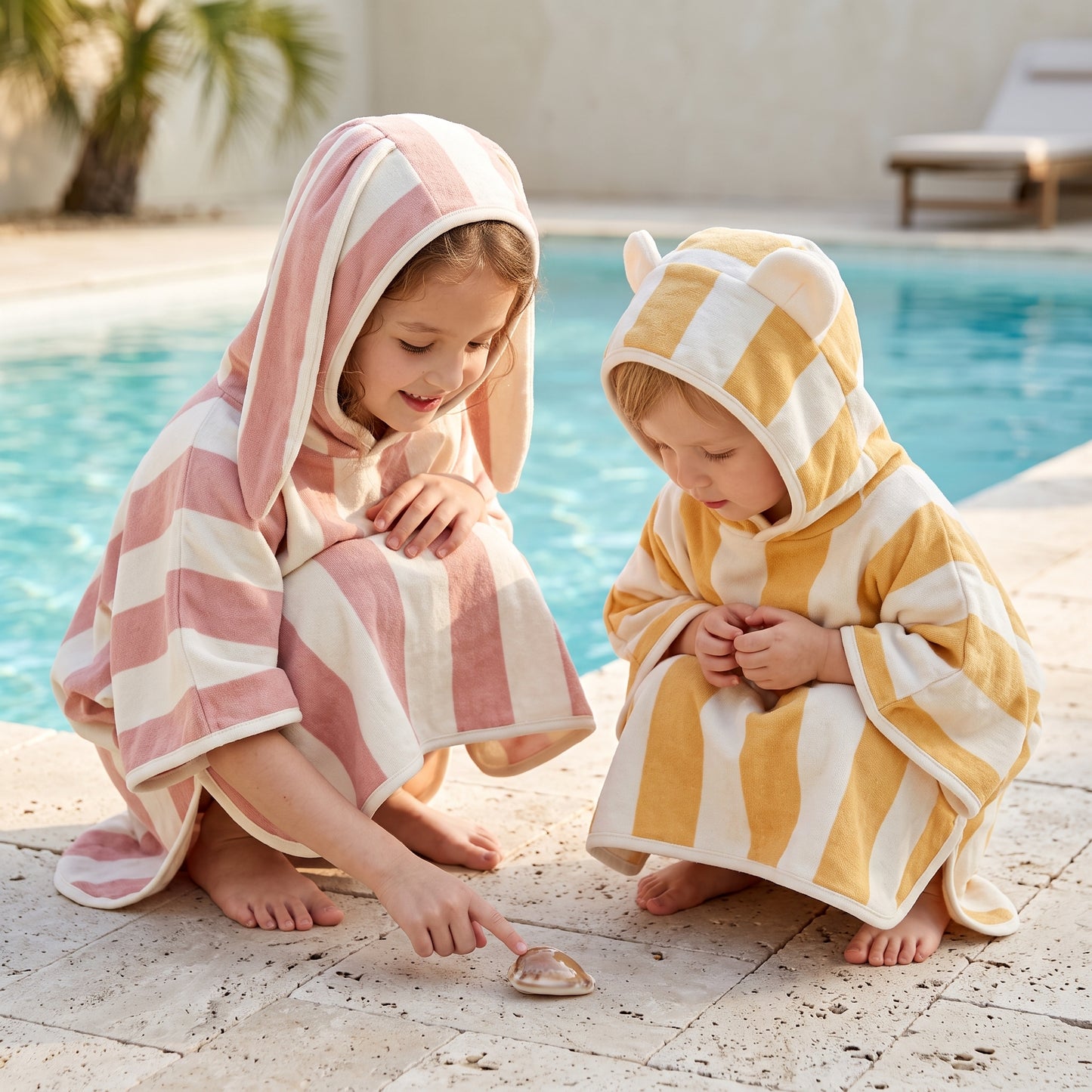Little Manta Critter Kids Hooded Towel