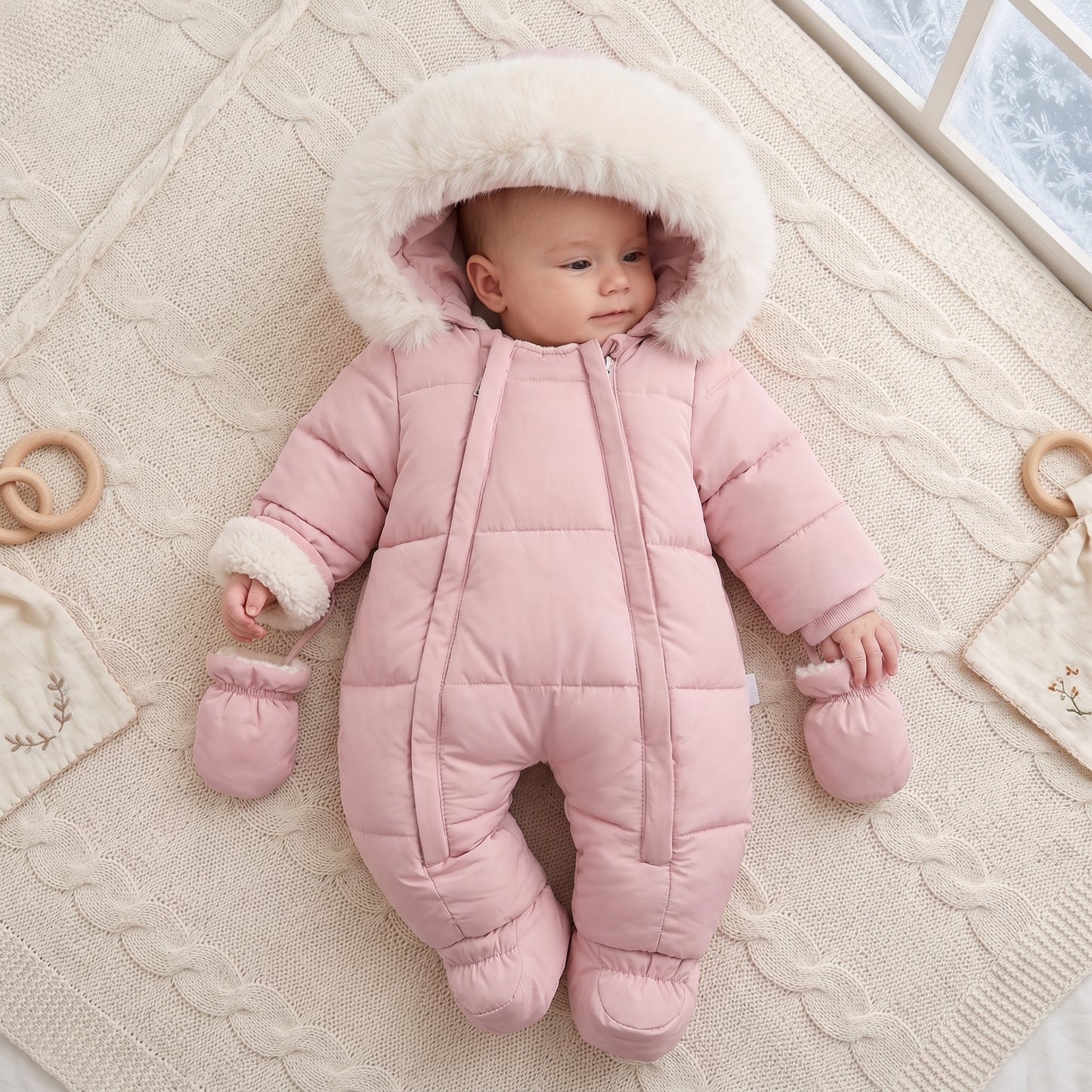 Little Manta Cozy Baby Winter Jumpsuit