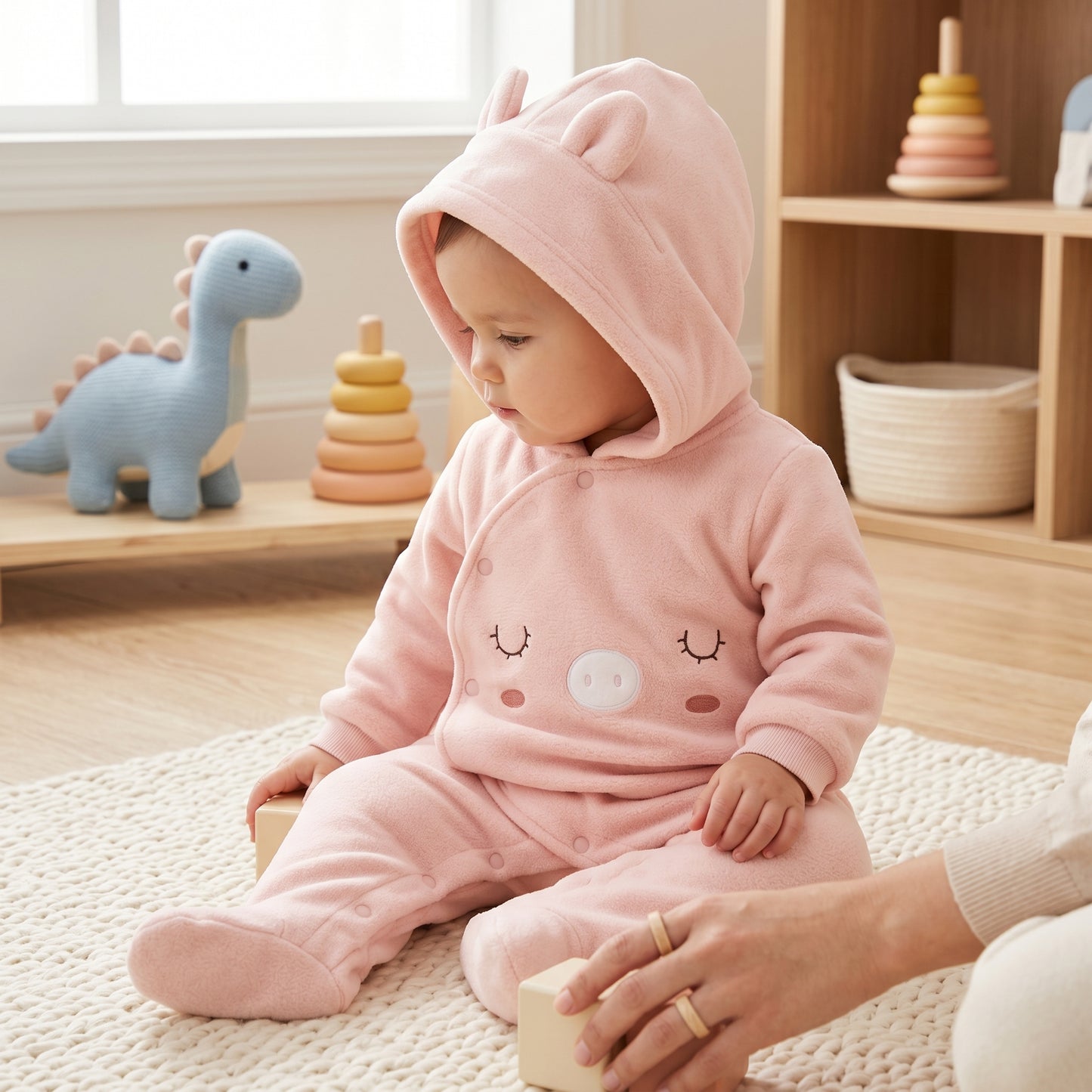 Baby Hoodie Romper Autumn Outfit