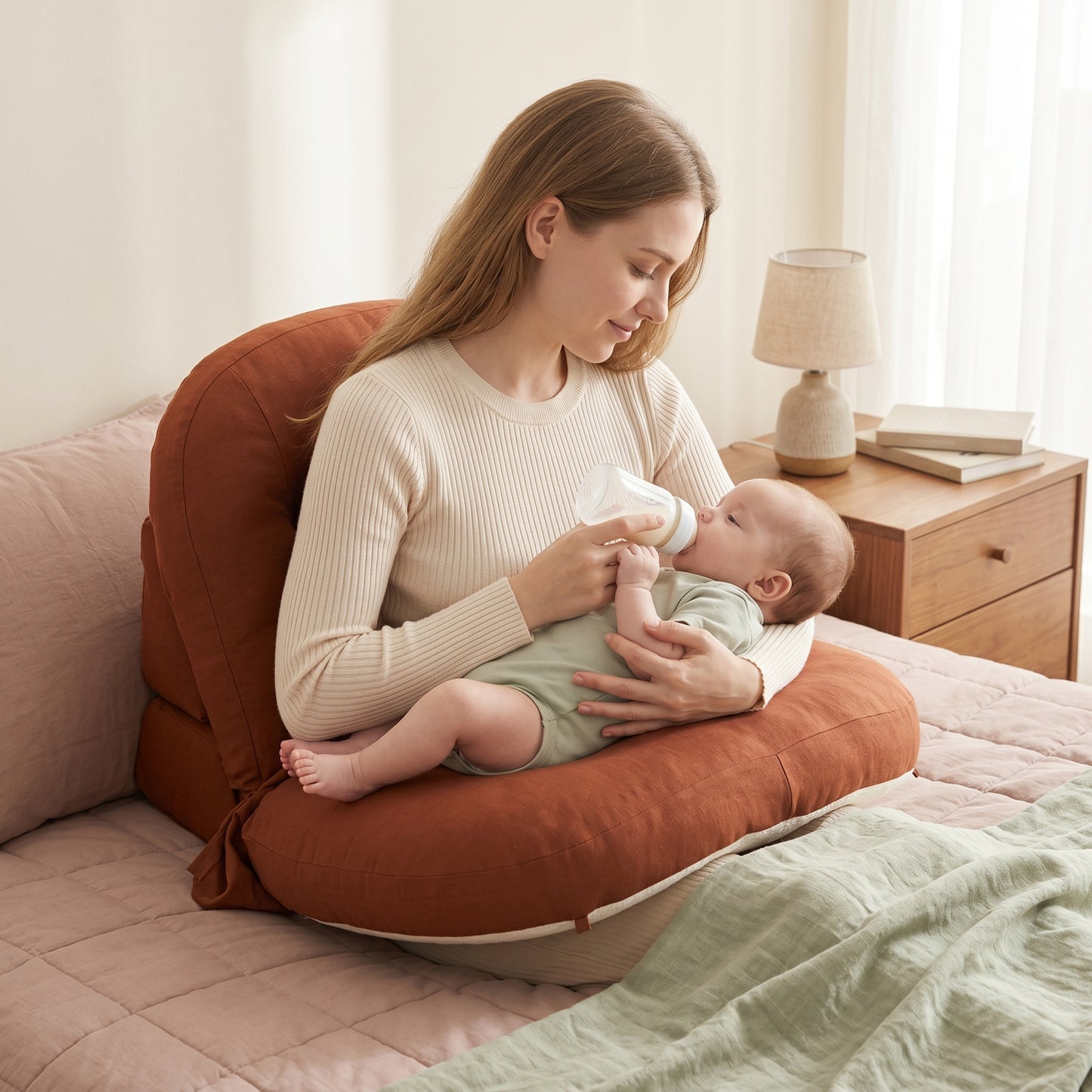 6-in-1 Multifunctional Baby Nursing Pillow