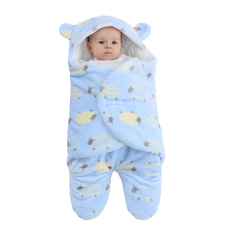 Soft Flannel Baby Sleeping Bag
