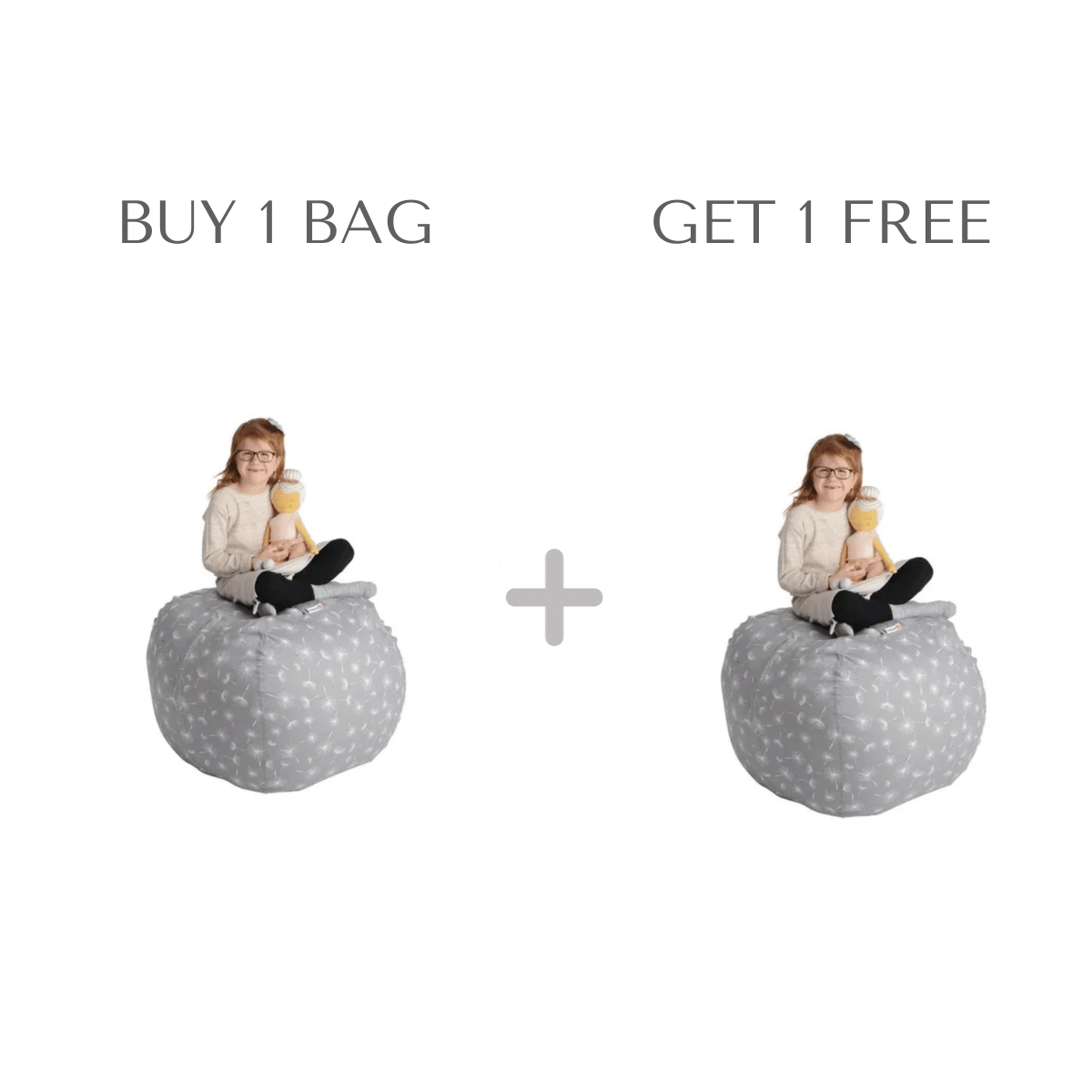 Little Manta Kids Storage Bean Bag