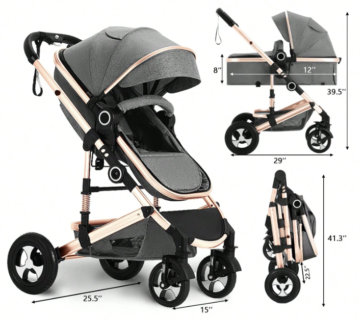 Little Manta 2-in-1 Baby Stroller