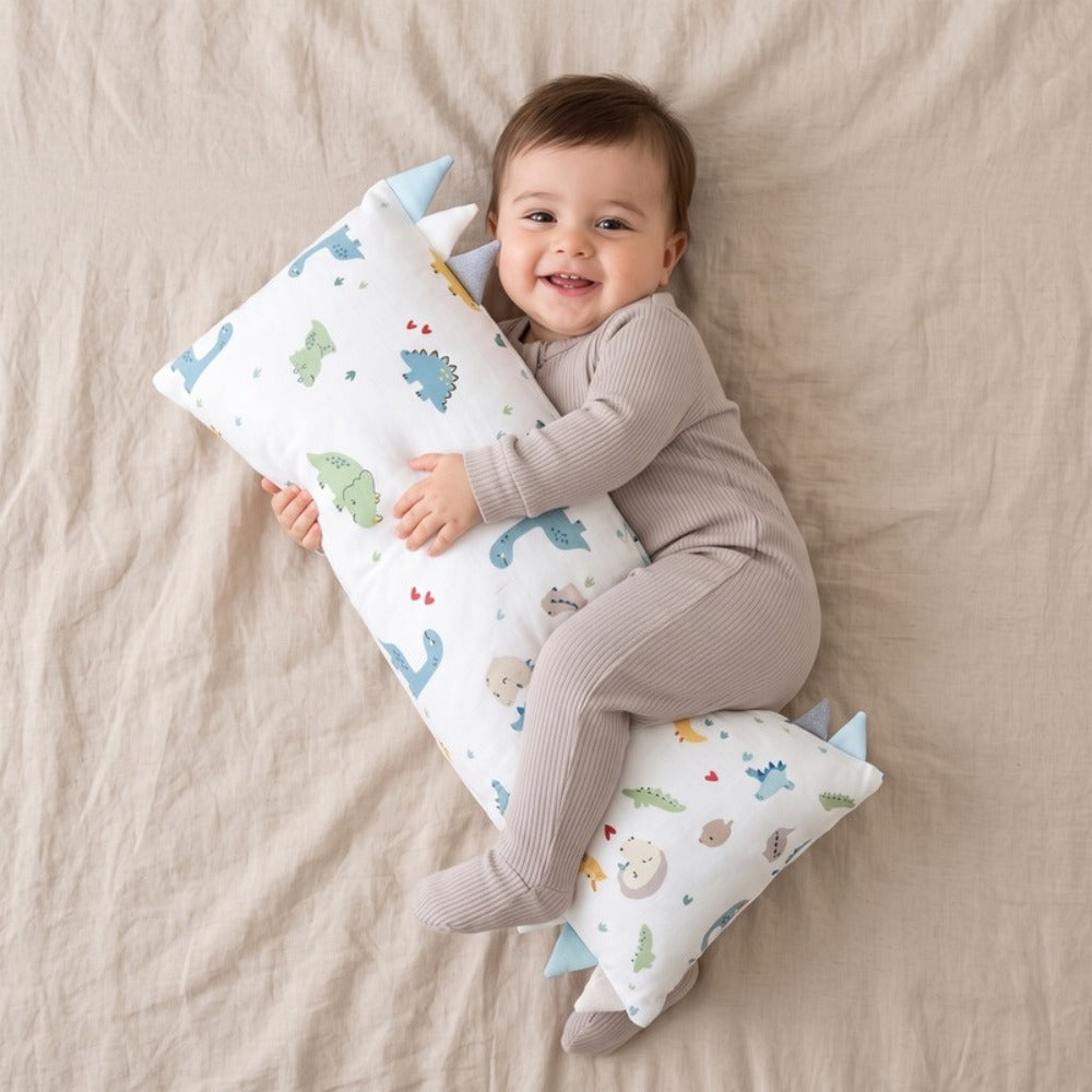Little Manta Willow Baby Pillow confetti print cover
