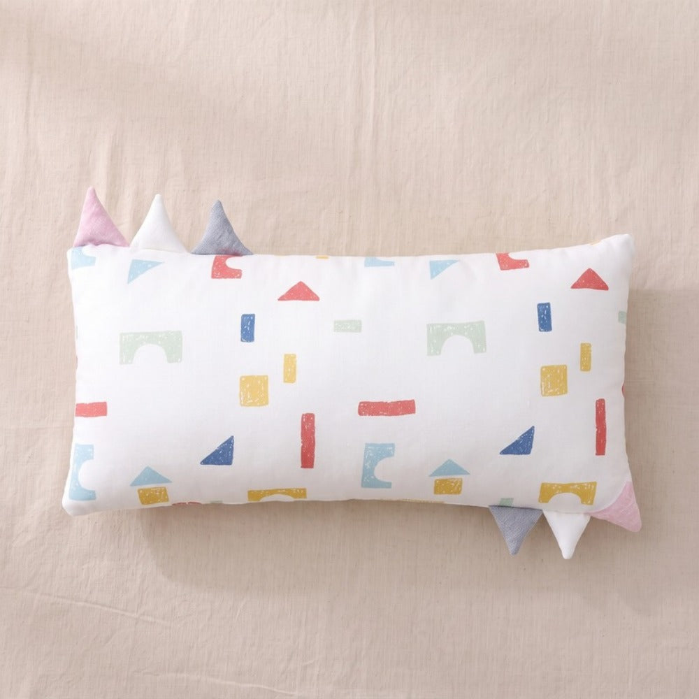 Little Manta Willow Baby Pillow side view