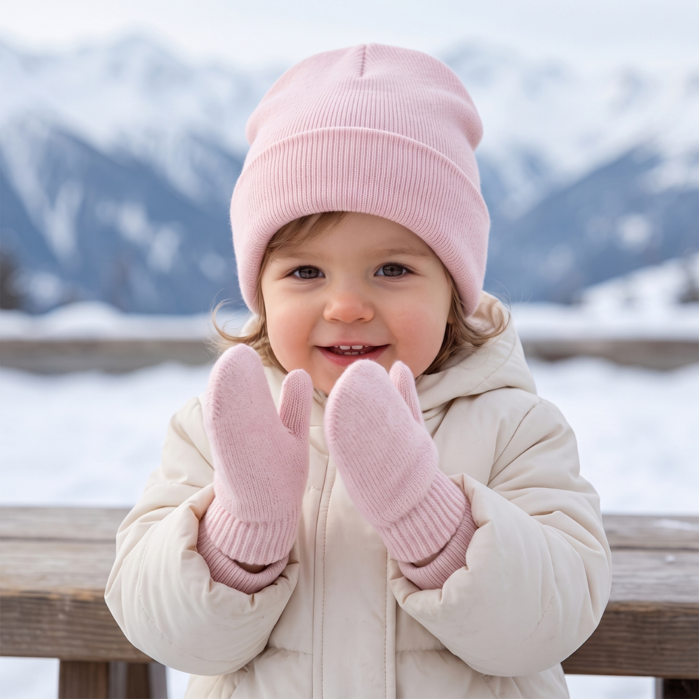 Little Manta Baby Hat & Mittens Set