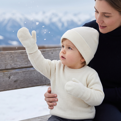Little Manta Baby Hat & Mittens Set