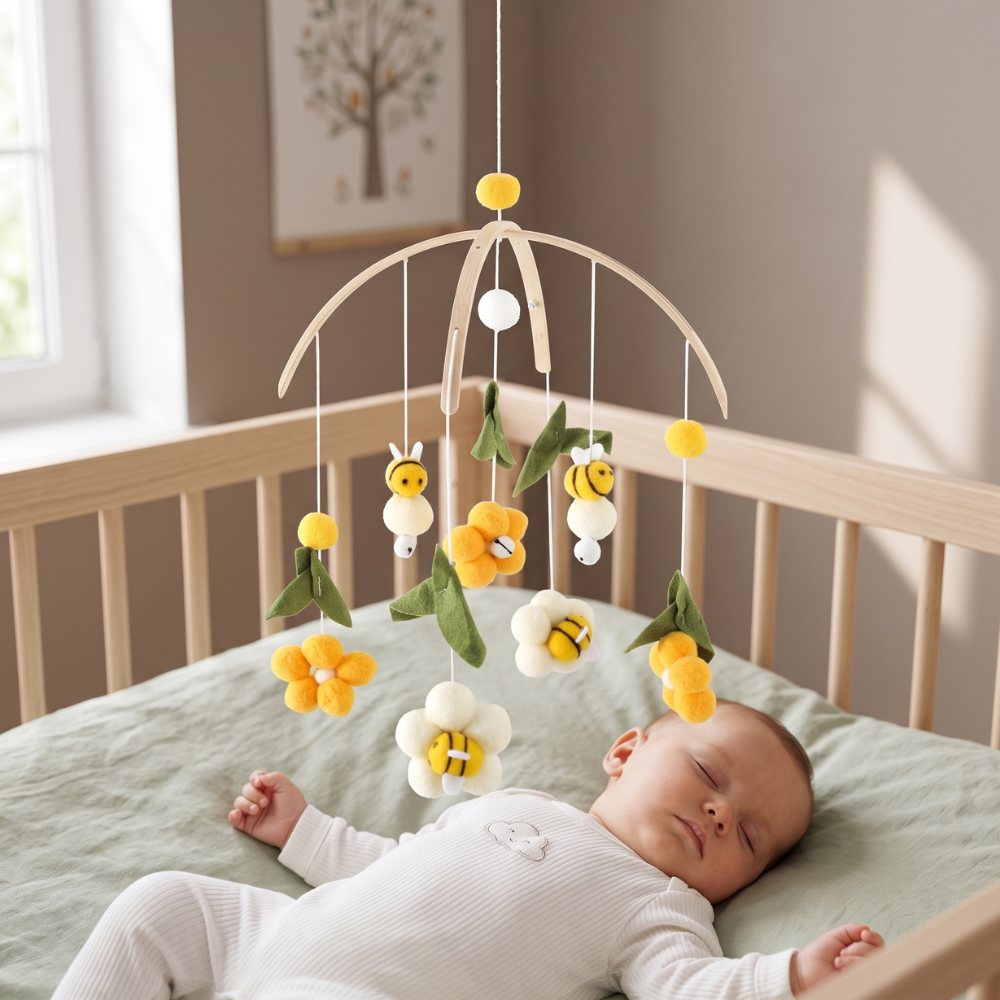 Little Manta Wren Baby Crib Mobile