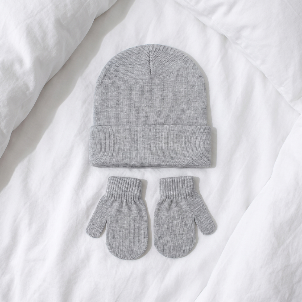Little Manta Baby Hat & Mittens Set