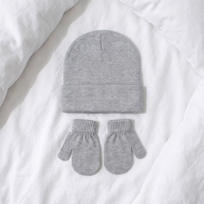 Little Manta Baby Hat & Mittens Set