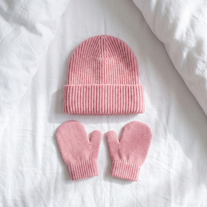 Little Manta Baby Hat & Mittens Set