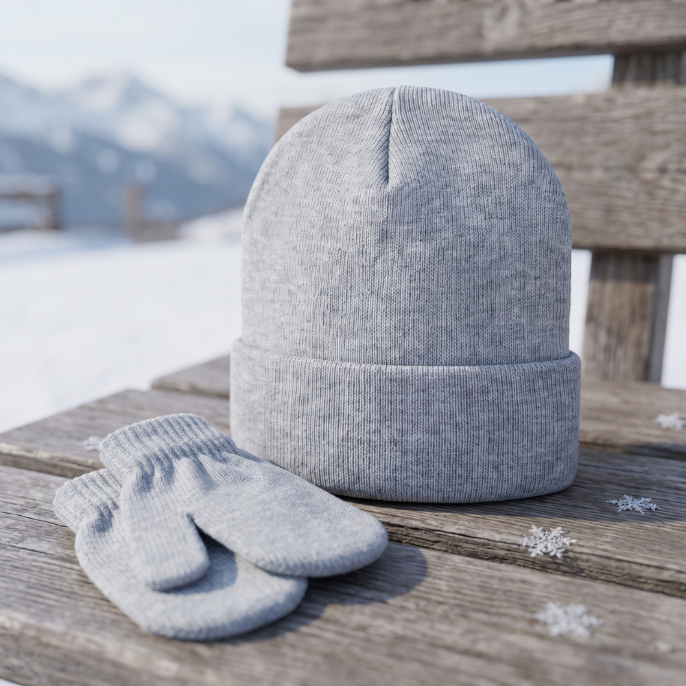 Little Manta Baby Hat & Mittens Set