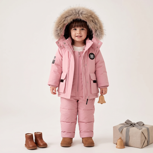 Little Manta Puffer Jacket Set