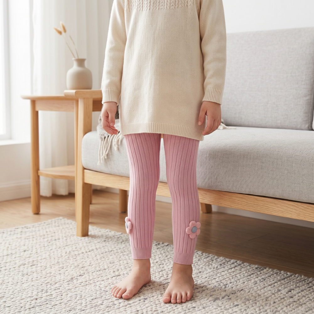 Little Manta Baby Knit Leggings