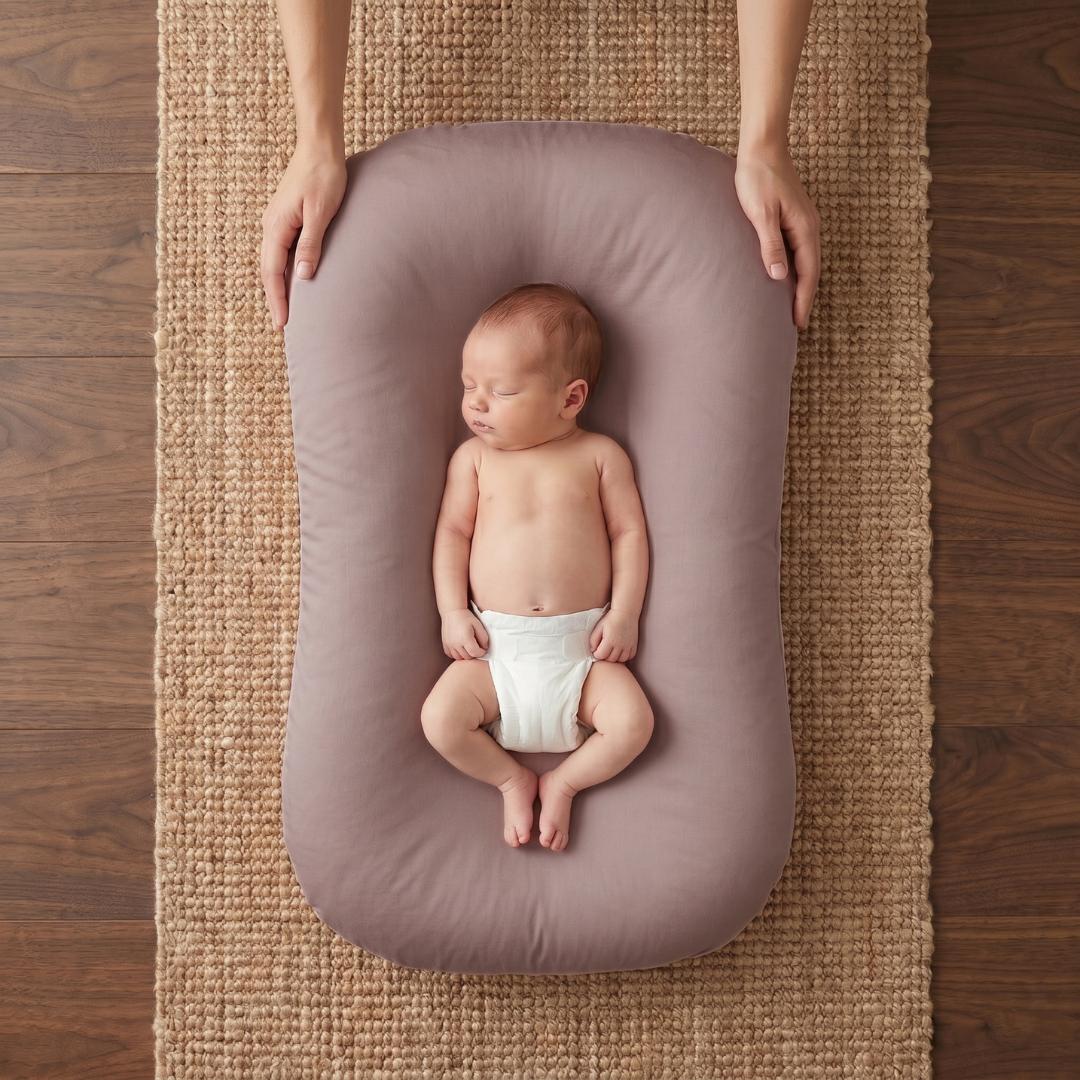 Little Manta Pastel Baby Lounger Nest