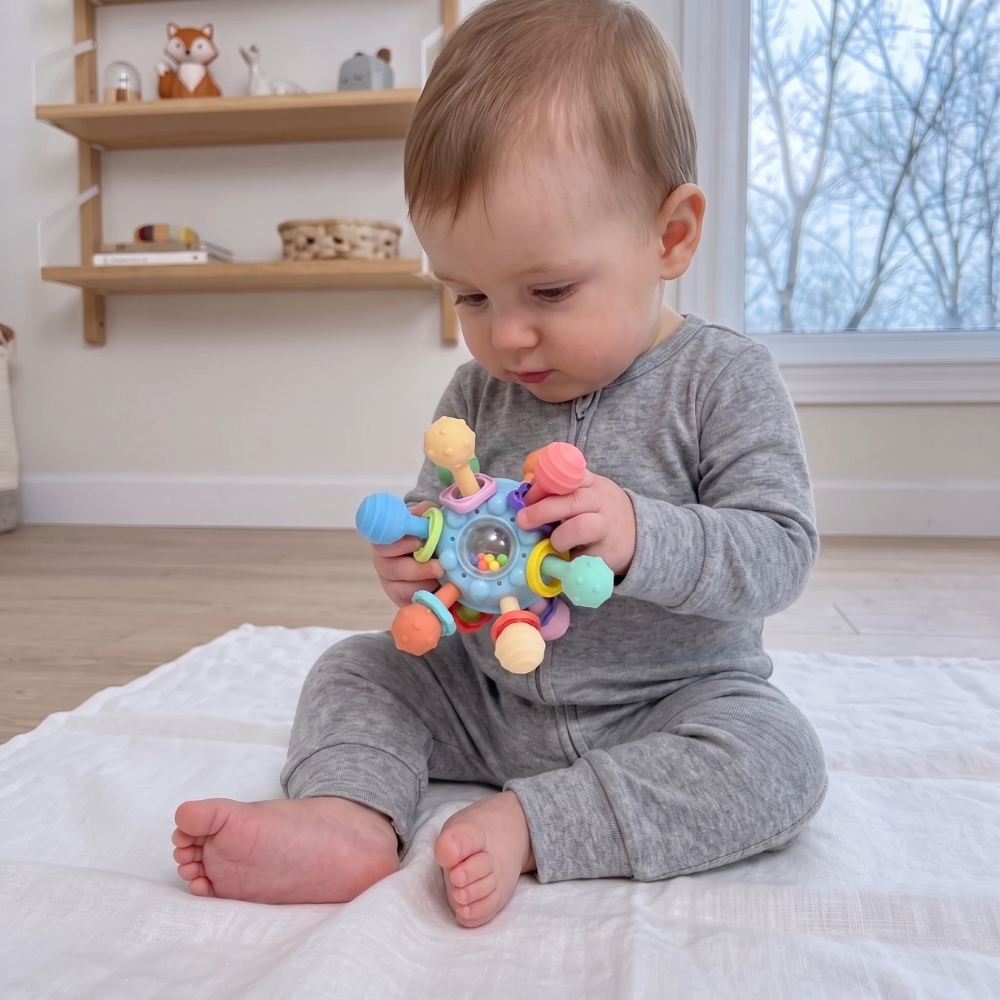 Little Manta Montessori Sensory Teether Toy