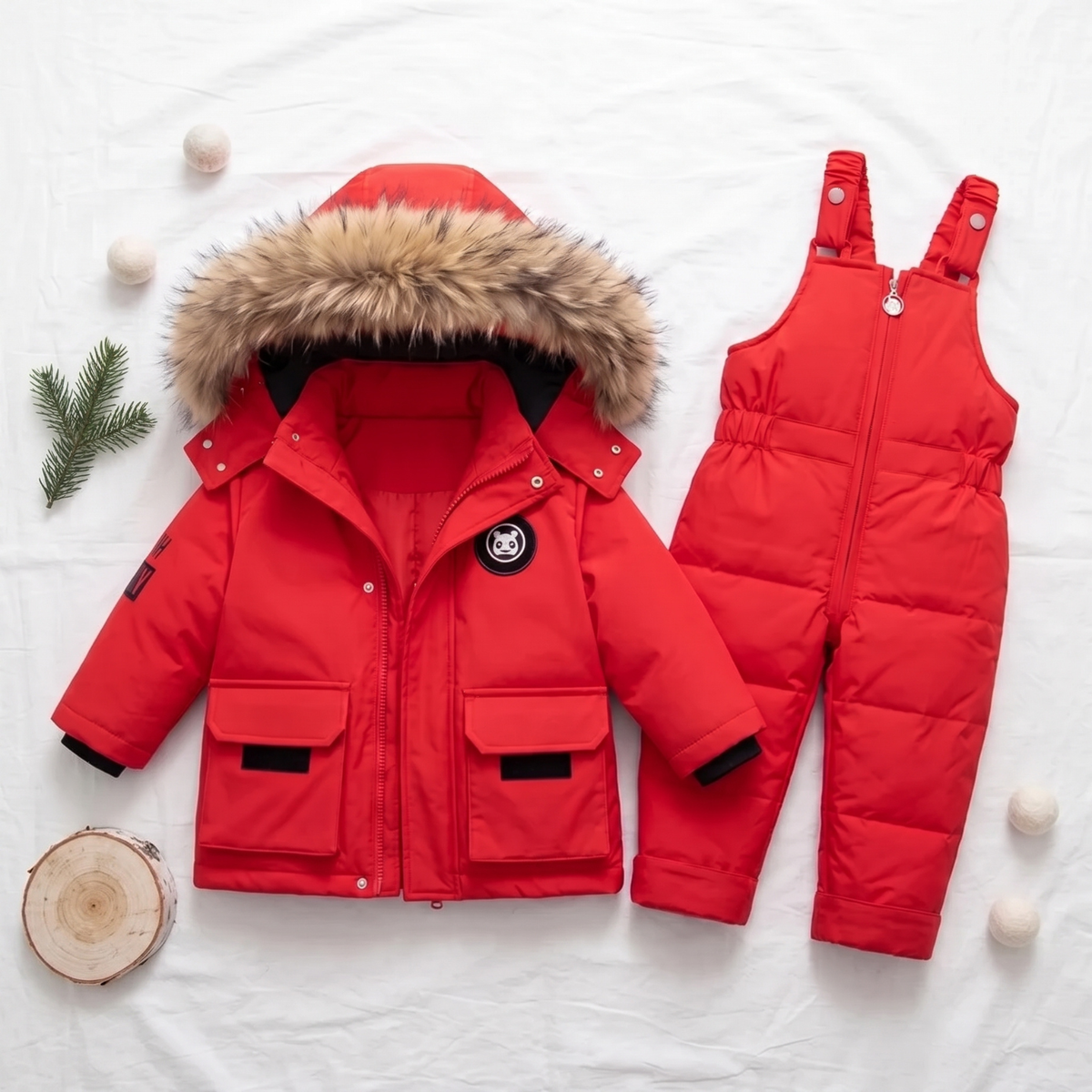 Little Manta Puffer Jacket Set