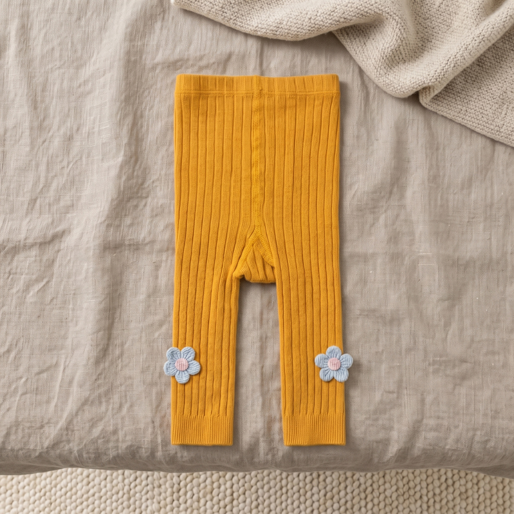 Little Manta Baby Knit Leggings