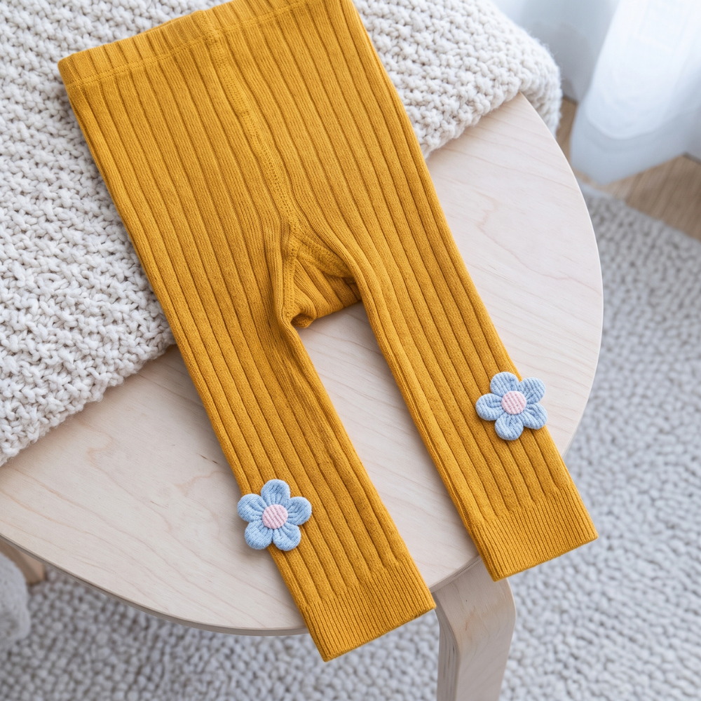 Little Manta Baby Knit Leggings
