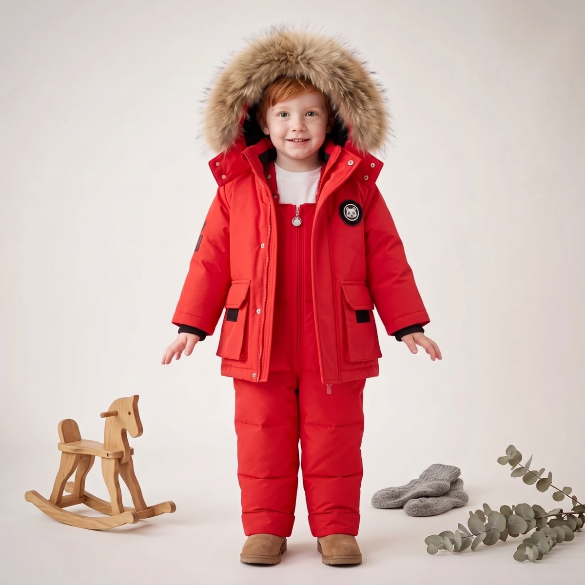 Little Manta Puffer Jacket Set