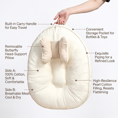 Little Manta Ribbon Baby Lounger
