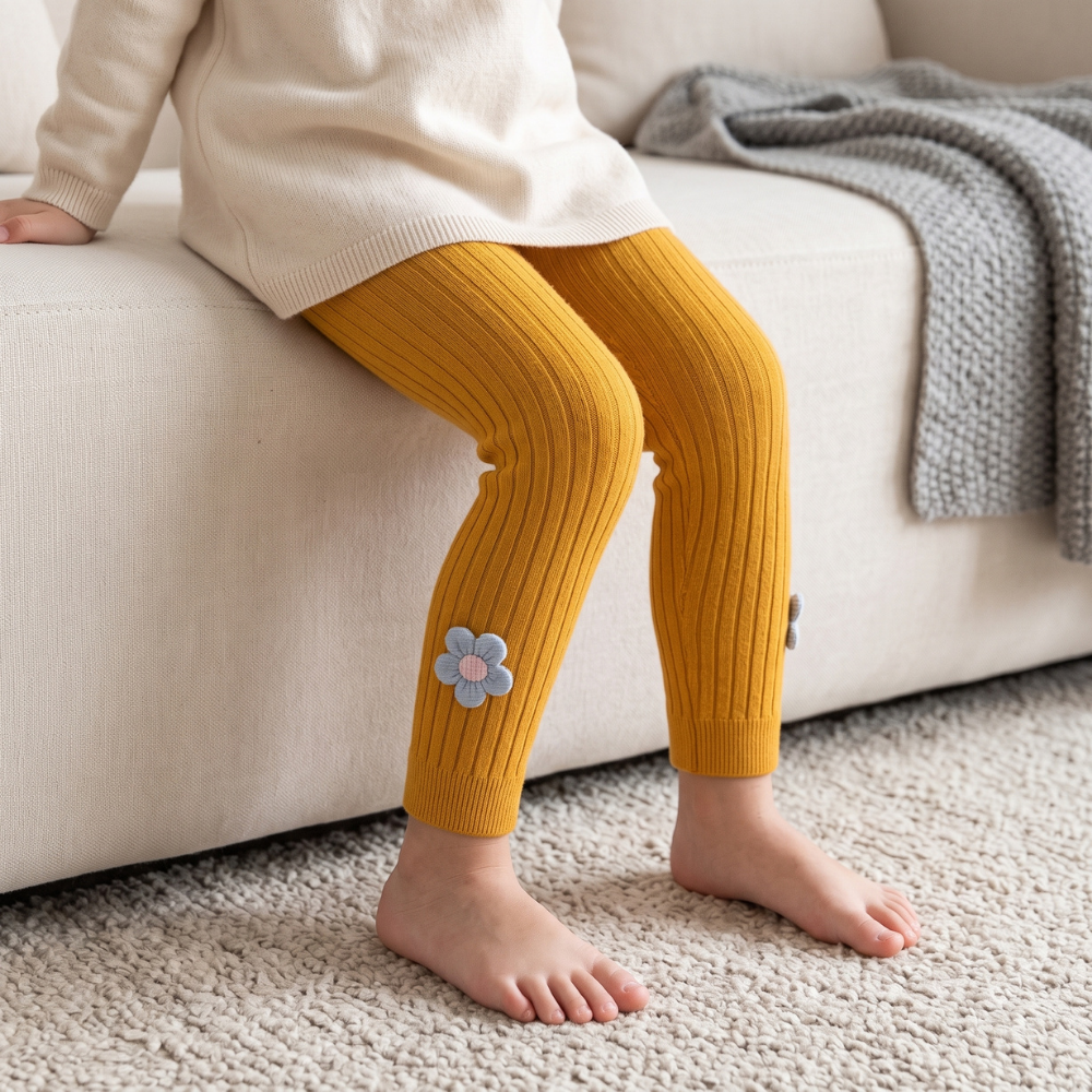 Little Manta Baby Knit Leggings