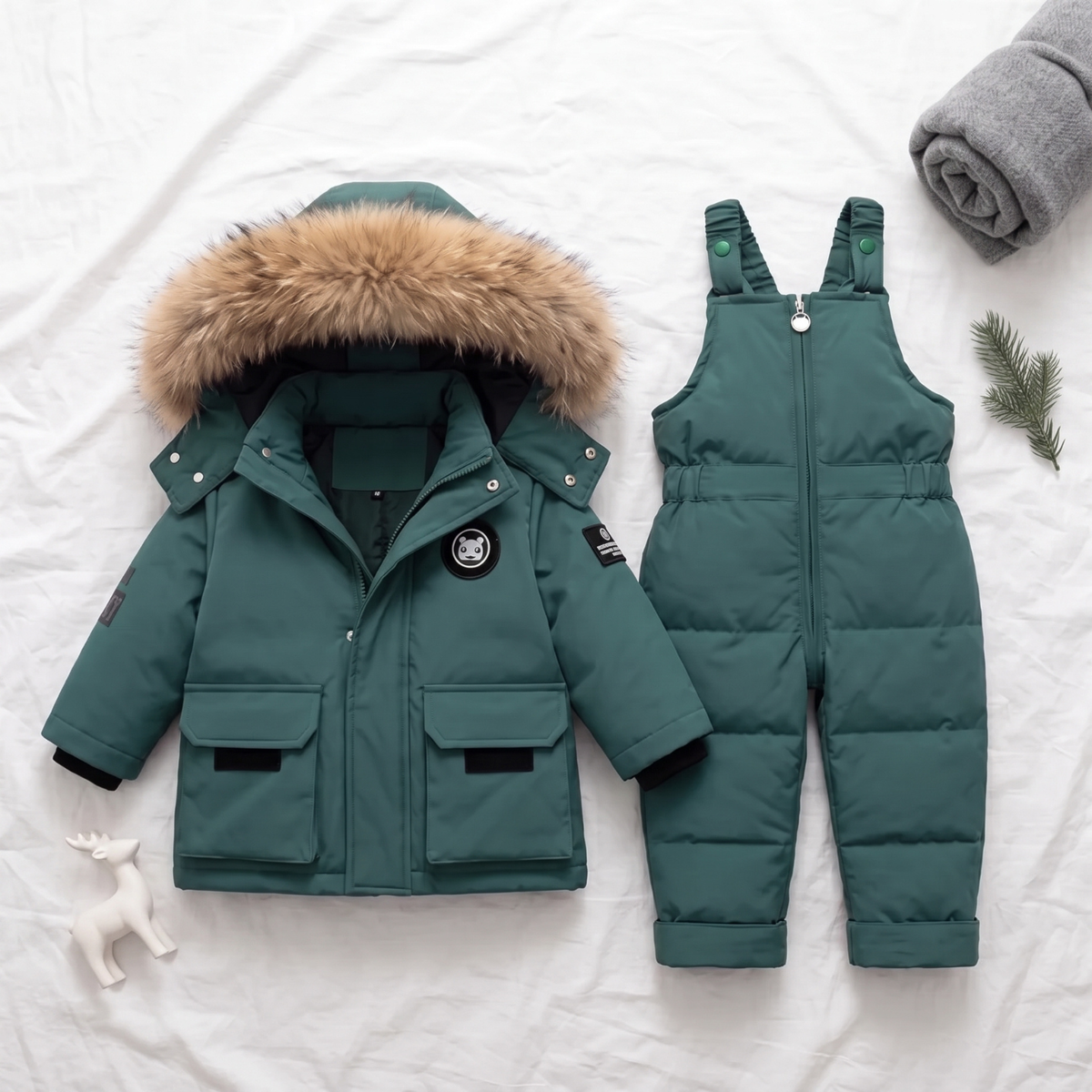 Little Manta Puffer Jacket Set