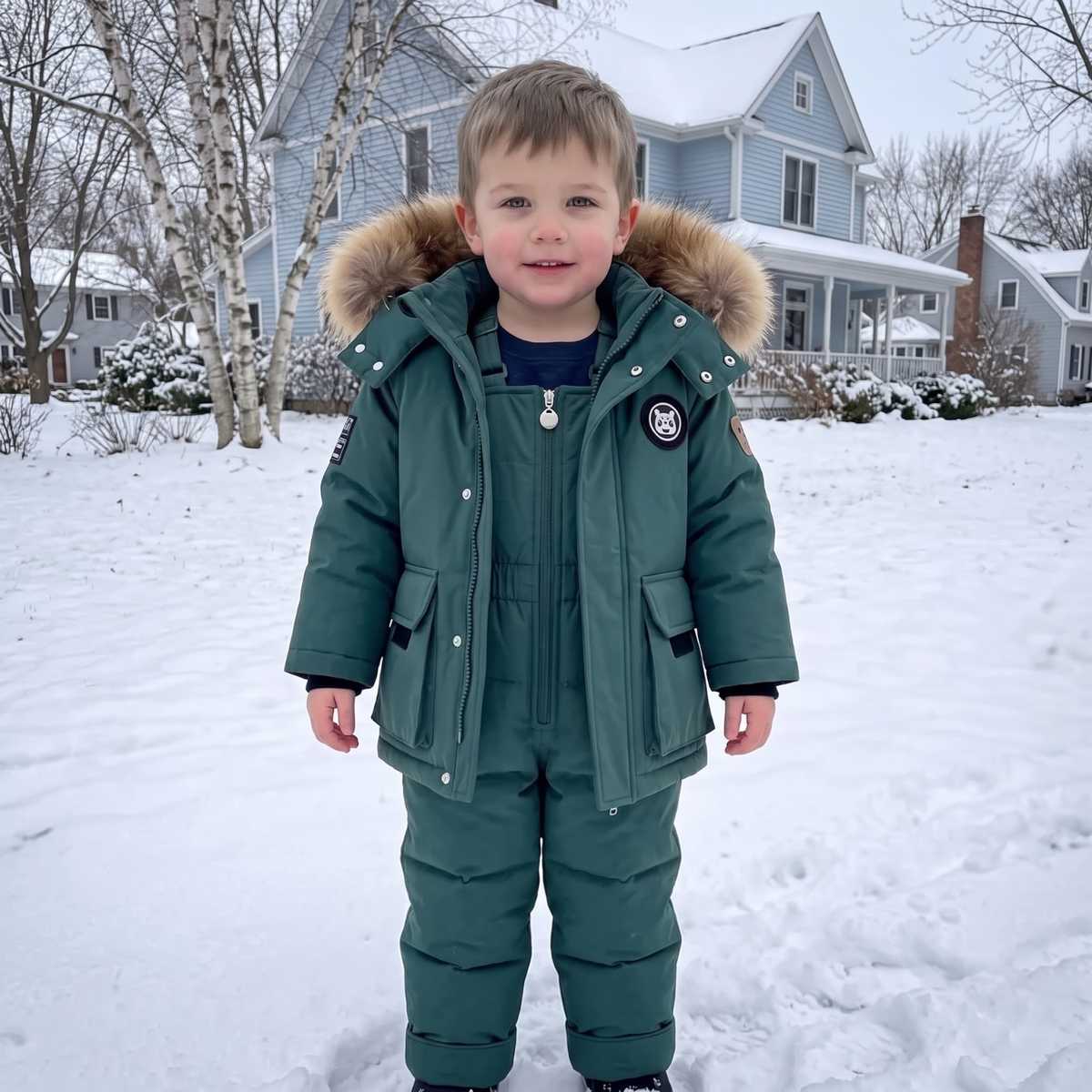 Little Manta Puffer Jacket Set