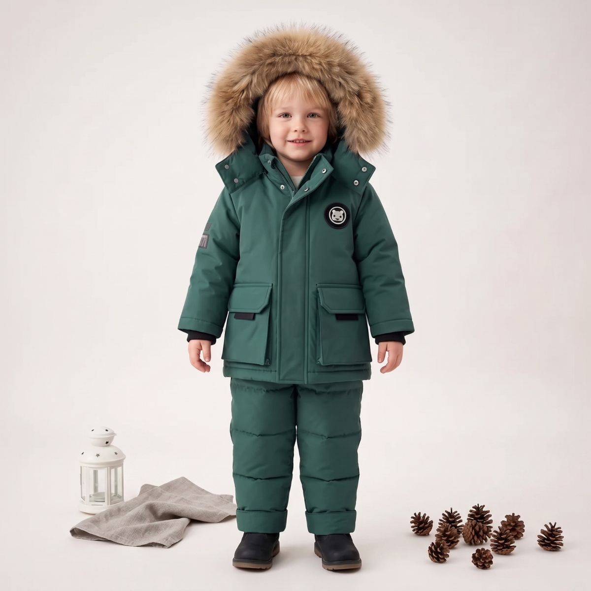 Little Manta Puffer Jacket Set
