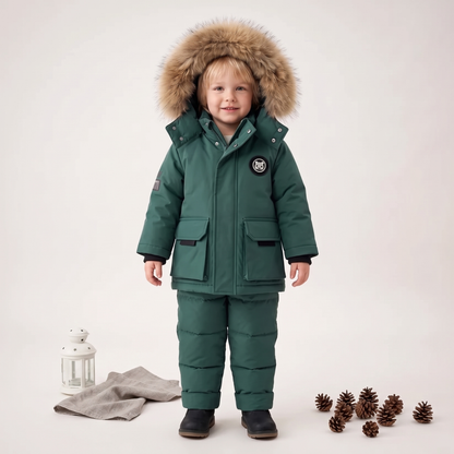 Little Manta Puffer Jacket Set