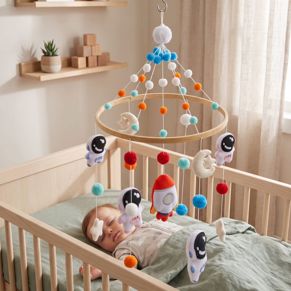 Little Manta Wren Baby Crib Mobile