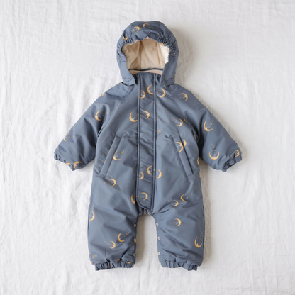 Little Manta Hooded Baby Snowsuit
