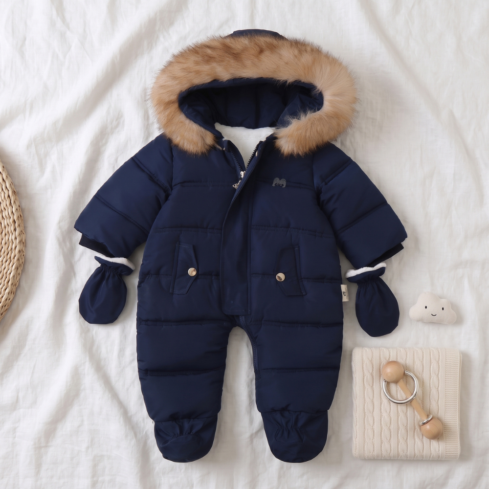 Little Manta Hooded Winter Romper