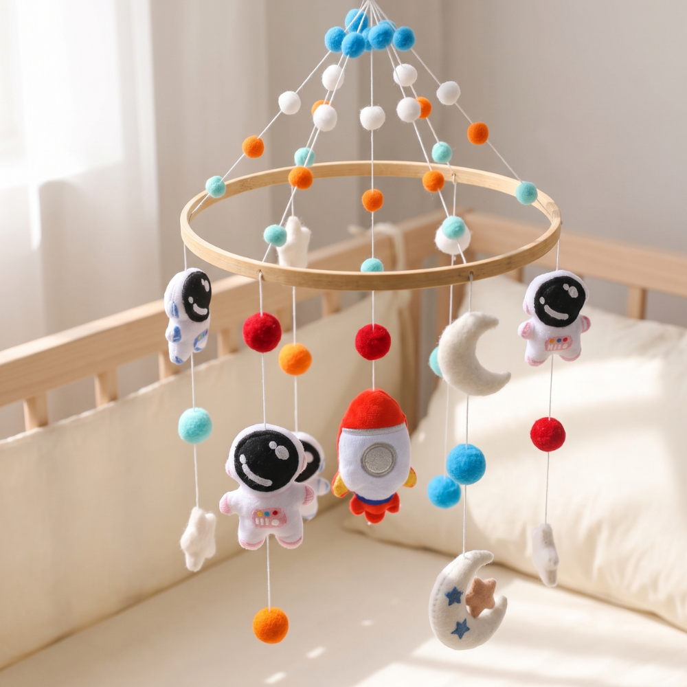Little Manta Wren Baby Crib Mobile