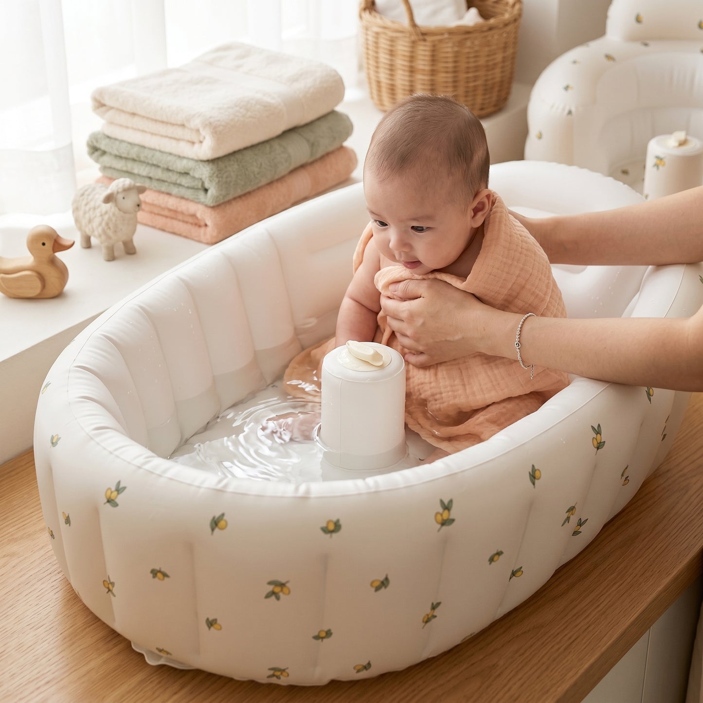 Inflatable Baby Bath Tub