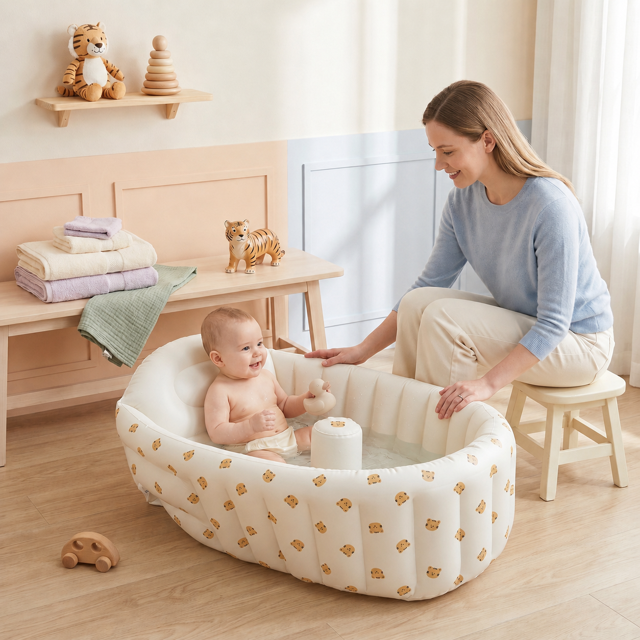 Inflatable Baby Bath Tub