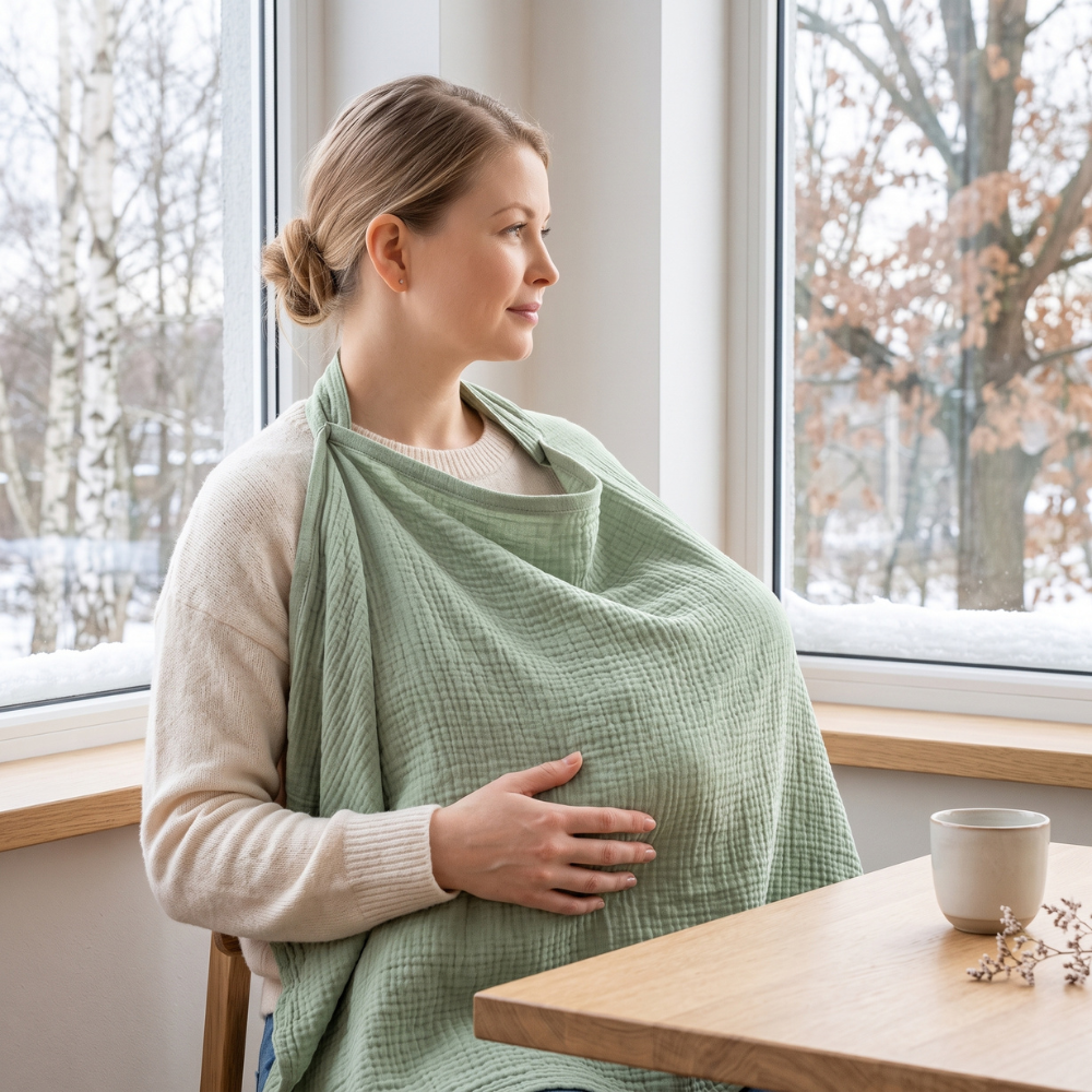 Little Manta Cotton Nursing Cover Towel
