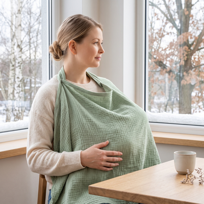 Little Manta Cotton Nursing Cover Towel
