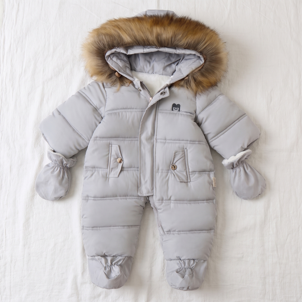 Little Manta Hooded Winter Romper