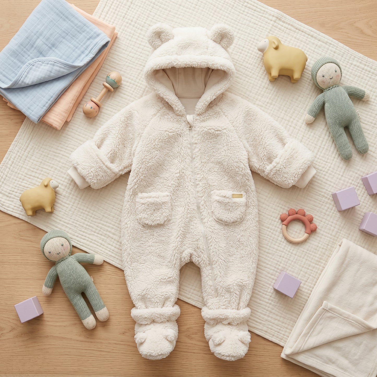 Baby Wearable Sleeping Bag Snuggle Suit