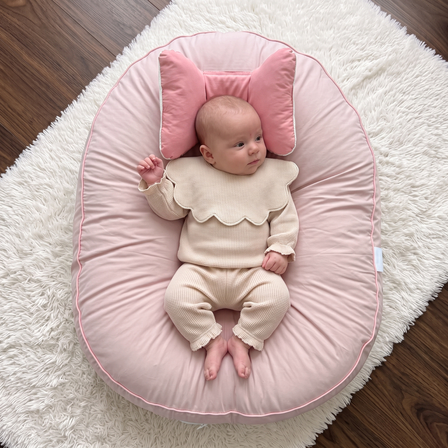 Little Manta Ribbon Baby Lounger