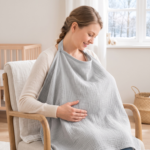 Little Manta Cotton Nursing Cover Towel