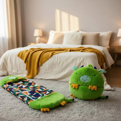 2 in 1 Plush Cuddle Toy and Kids Sleeping Bag